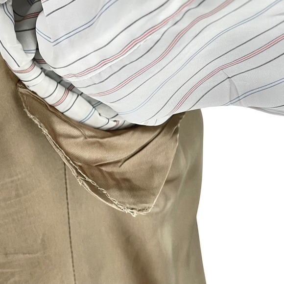 Ralph Lauren Dillard's Herringbone Silk Blazer 52R Light Brown Men's Sport Coat - Picture 6 of 13